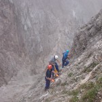 Obnova poti skozi Žrelo (Foto: Tine Marenče)