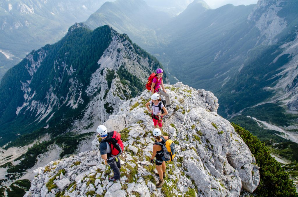 Na grebenu Visoke Vrbanove špice Avtor: Matjaž Sušnik